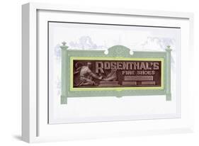 Rosenthal's Fine Shoes-null-Framed Art Print