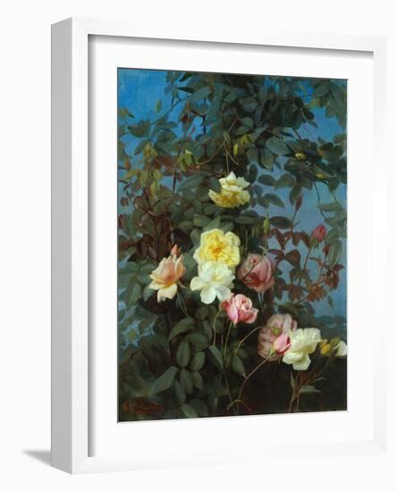 Roses, 1880-George Cochran Lambdin-Framed Giclee Print