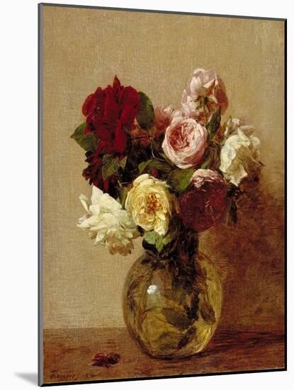 Roses, 1884-Ignace Henri Jean Fantin-Latour-Mounted Giclee Print