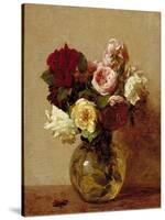 Roses, 1884-Ignace Henri Jean Fantin-Latour-Stretched Canvas