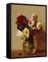 Roses, 1884-Ignace Henri Jean Fantin-Latour-Framed Stretched Canvas