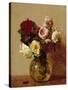Roses, 1884-Ignace Henri Jean Fantin-Latour-Stretched Canvas