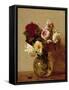 Roses, 1884-Ignace Henri Jean Fantin-Latour-Framed Stretched Canvas