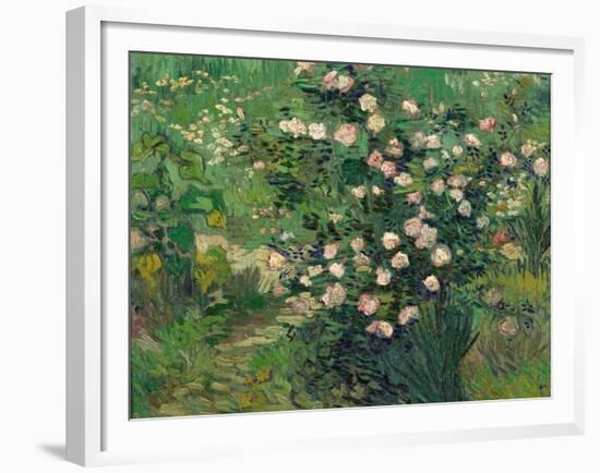 Roses, 1889-Vincent van Gogh-Framed Giclee Print