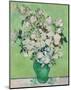 Roses, 1890 (Green Vase)-Vincent Van Gogh-Mounted Art Print