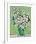 Roses, 1890 (Green Vase)-Vincent Van Gogh-Framed Art Print