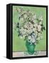 Roses, 1890 (Green Vase)-Vincent Van Gogh-Framed Stretched Canvas