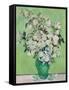 Roses, 1890 (Green Vase)-Vincent Van Gogh-Framed Stretched Canvas