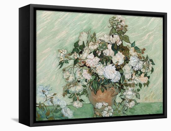 Roses, 1890-Vincent van Gogh-Framed Stretched Canvas