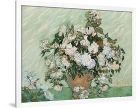 Roses, 1890-Vincent van Gogh-Framed Giclee Print