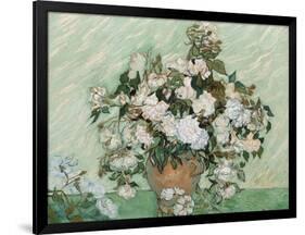 Roses, 1890-Vincent van Gogh-Framed Giclee Print