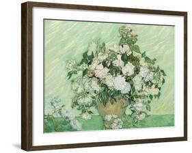 Roses, 1890-Vincent van Gogh-Framed Art Print