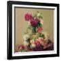 Roses, 1891-Henri Fantin-Latour-Framed Giclee Print