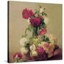 Roses, 1891-Henri Fantin-Latour-Stretched Canvas