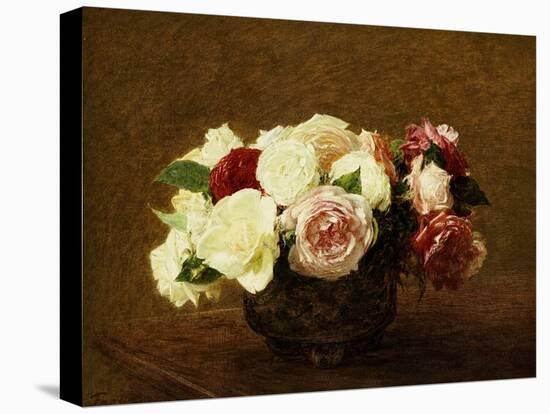 Roses, 1894-Henri Fantin-Latour-Stretched Canvas