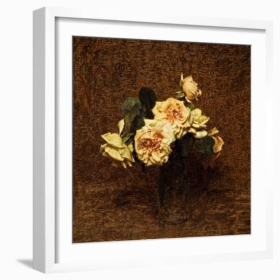 Roses, 1895-Ignace Henri Jean Fantin-Latour-Framed Giclee Print