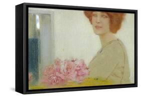 Roses, 1912-Fernand Khnopff-Framed Stretched Canvas