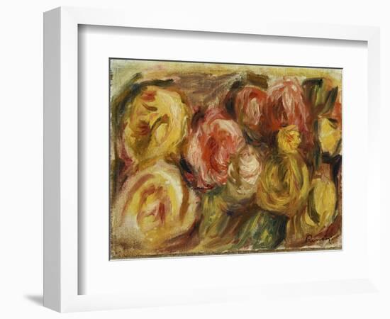 Roses, 1919-Pierre-Auguste Renoir-Framed Giclee Print