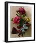 Roses and a Gift-Wrapped Fish C.1898 (Hand-Tinted Photo)-French School-Framed Giclee Print