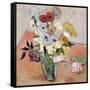 Roses and Anemones, c.1890-Vincent van Gogh-Framed Stretched Canvas