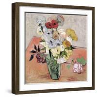 Roses and Anemones, c.1890-Vincent van Gogh-Framed Giclee Print