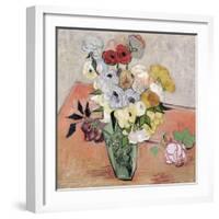 Roses and Anemones, c.1890-Vincent van Gogh-Framed Giclee Print