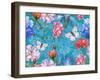 Roses and Butterflies-Maria Rytova-Framed Giclee Print