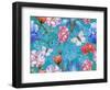 Roses and Butterflies-Maria Rytova-Framed Giclee Print