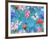 Roses and Butterflies-Maria Rytova-Framed Giclee Print