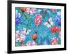 Roses and Butterflies-Maria Rytova-Framed Giclee Print