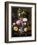 Roses and Convulvulus in a Vase-Otto Didrik Ottesen-Framed Giclee Print