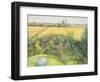 Roses and Cornfield-Timothy Easton-Framed Giclee Print