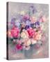 Roses and Irises-Genevieve Dolle-Stretched Canvas