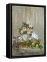 Roses and Lemons (Oil on Canvas)-Pierre Laprade-Framed Stretched Canvas