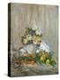 Roses and Lemons (Oil on Canvas)-Pierre Laprade-Stretched Canvas