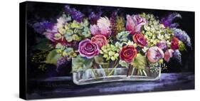 Roses and Lilacs-Nel Whatmore-Stretched Canvas