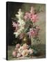 Roses and Lilies-Alfred Godchaux-Stretched Canvas