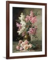 Roses and Lilies-Alfred Godchaux-Framed Giclee Print