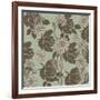 Roses and Linen-Mindy Sommers-Framed Giclee Print