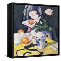 Roses and Oranges, C.1920-Samuel John Peploe-Framed Stretched Canvas