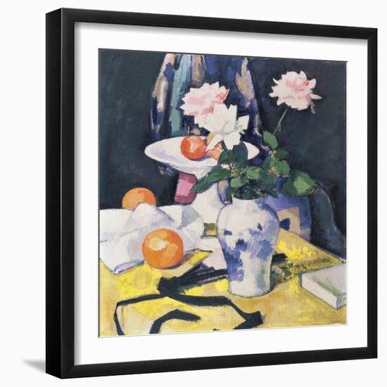 Roses and Oranges, C.1920-Samuel John Peploe-Framed Giclee Print