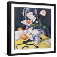 Roses and Oranges, c.1920-Samuel John Peploe-Framed Giclee Print