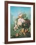 Roses and Other Flowers in an Urn-Pierre Bourgogne-Framed Art Print