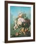 Roses and Other Flowers in an Urn-Pierre Bourgogne-Framed Art Print