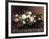 Roses and Pansies in a Greek Kylix-Johan Laurentz Jensen-Framed Giclee Print