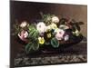 Roses and Pansies in a Greek Kylix-Johan Laurentz Jensen-Mounted Giclee Print