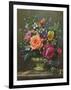 Roses and Pansies-Albert Williams-Framed Giclee Print