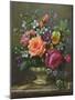 Roses and Pansies-Albert Williams-Mounted Giclee Print