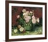 Roses and Peonies, 1886-Vincent van Gogh-Framed Art Print