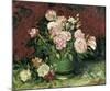 Roses and Peonies, 1886-Vincent van Gogh-Mounted Art Print